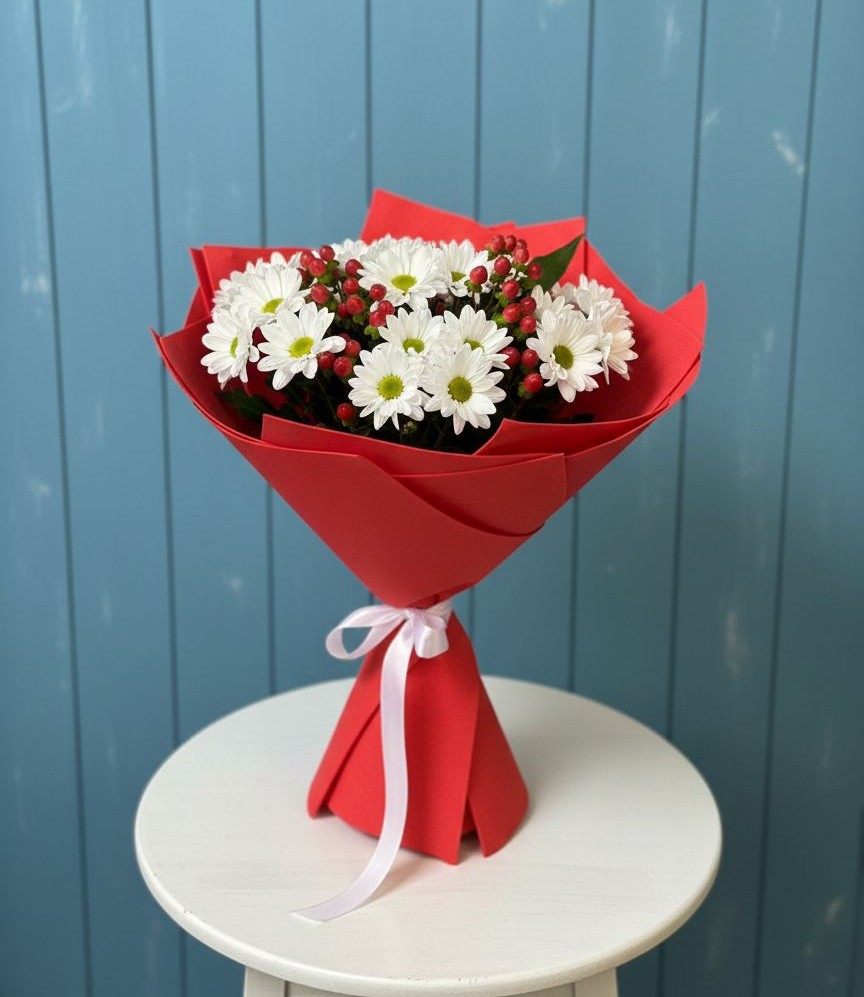 Букет цветов из: Хризантемы в Марьино