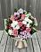 Букет цветов из: Альстромерии, Гвоздики, Розы и Хризантемы в Марьино