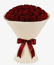 Букет 101 Бордовая роза Блэк Бакарра #REPLACE_PRED# Марьино
