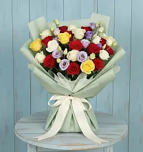 Букет цветов из:  Розы в Марьино