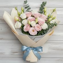 Букет цветов из:  Лизиантусы в Марьино