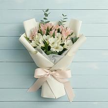 Букет цветов из:  Альстромерии в Марьино