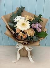 Букет цветов из:  Герберы и Хризантемы #REPLACE_PRED# Марьино