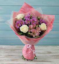 Букет цветов из:  Герберы #REPLACE_PRED# Марьино