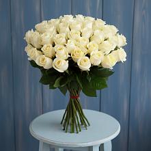 Букет 51 Белая роза Эдлесс Лав #REPLACE_PRED# Марьино