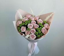 Букет цветов из:  Розы и Хризантемы в Марьино