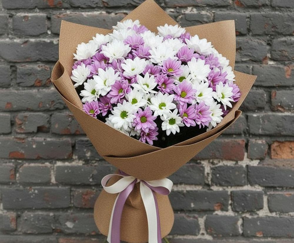 Букет цветов из: Хризантемы в Марьино