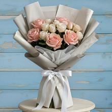 Букет цветов из:  Розы #REPLACE_PRED# Марьино