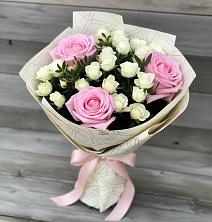 Букет цветов из:  Розы в Марьино
