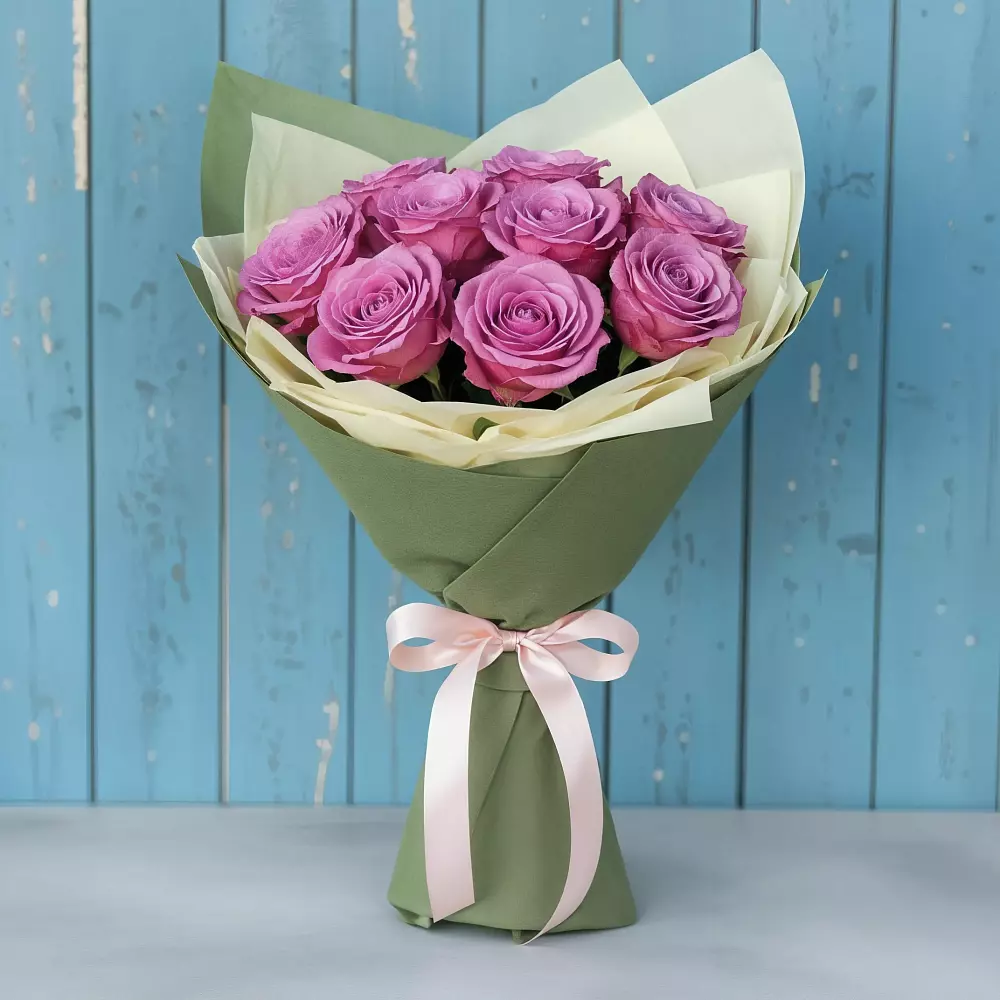 Букет Розы Фёрст Леди в Марьино