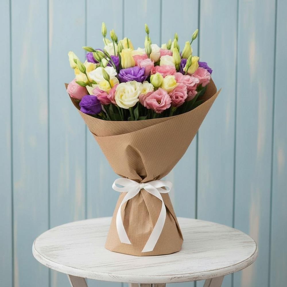 Букет цветов из: Лизиантусы в Марьино