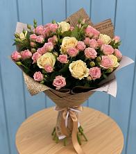 Букет цветов из:  Розы в Марьино