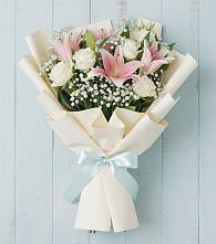 Букет цветов из:  Лилии в Марьино