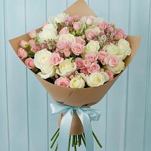 Букет цветов из:  Розы в Марьино