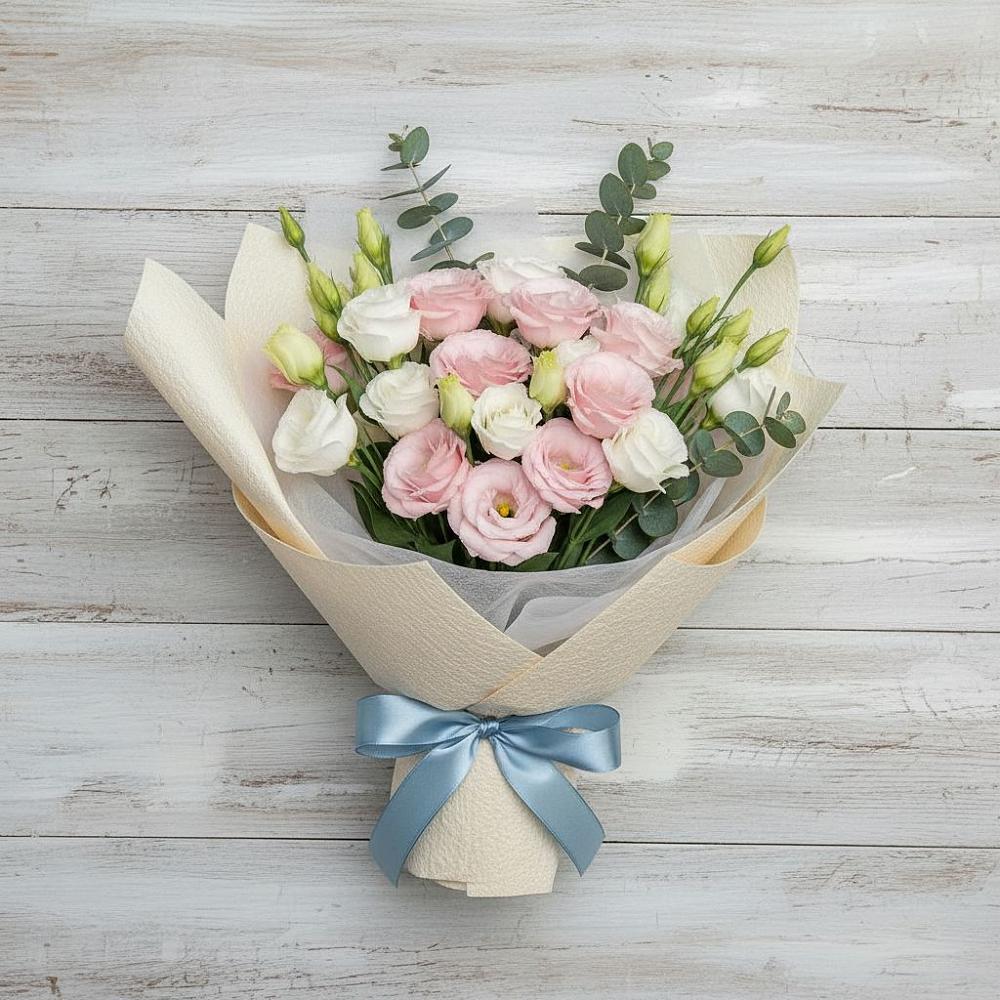 Букет цветов из: Лизиантусы в Марьино